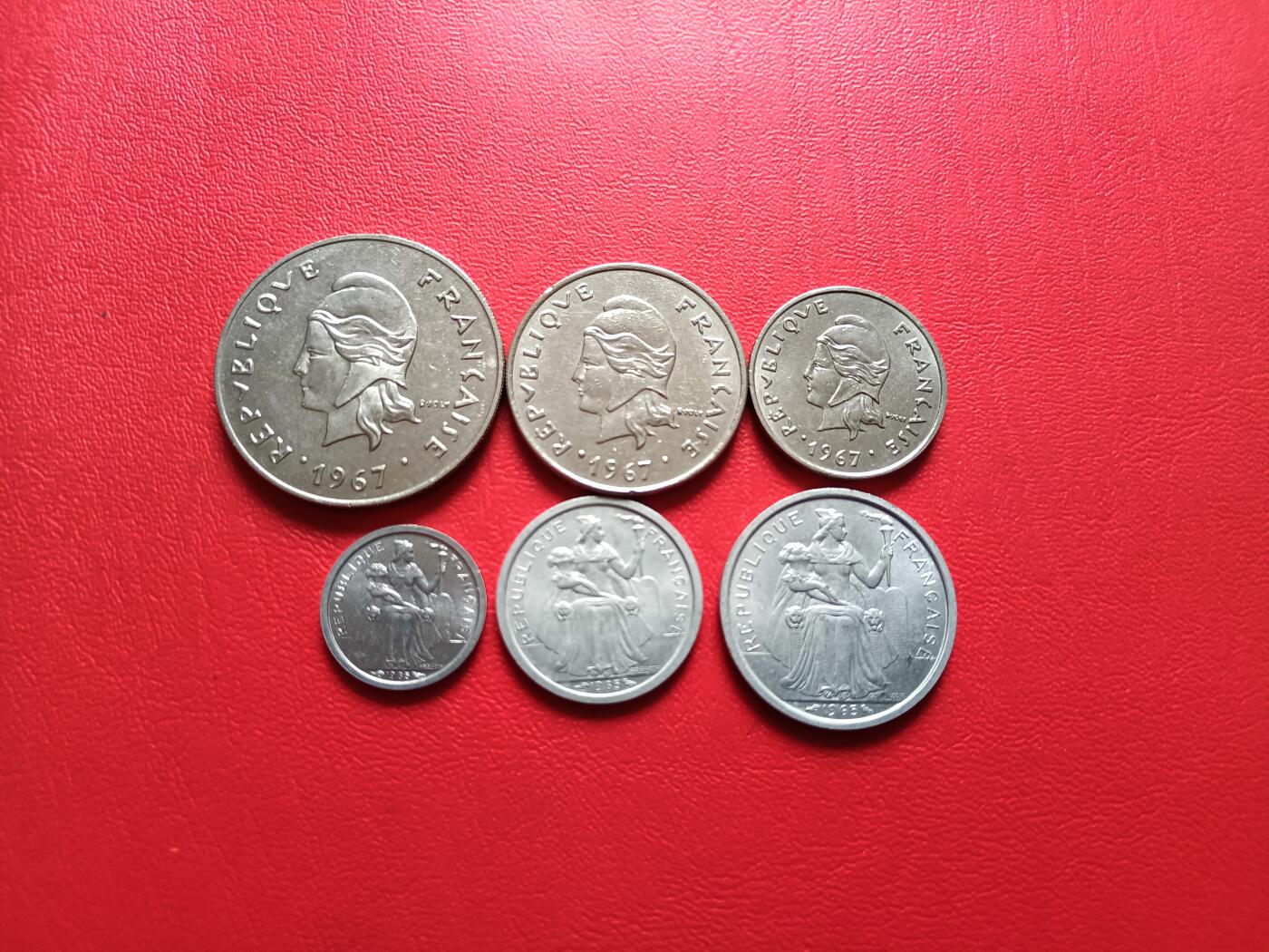 【云涧收藏】第七十八场 法属波利尼西亚1965/67年6枚