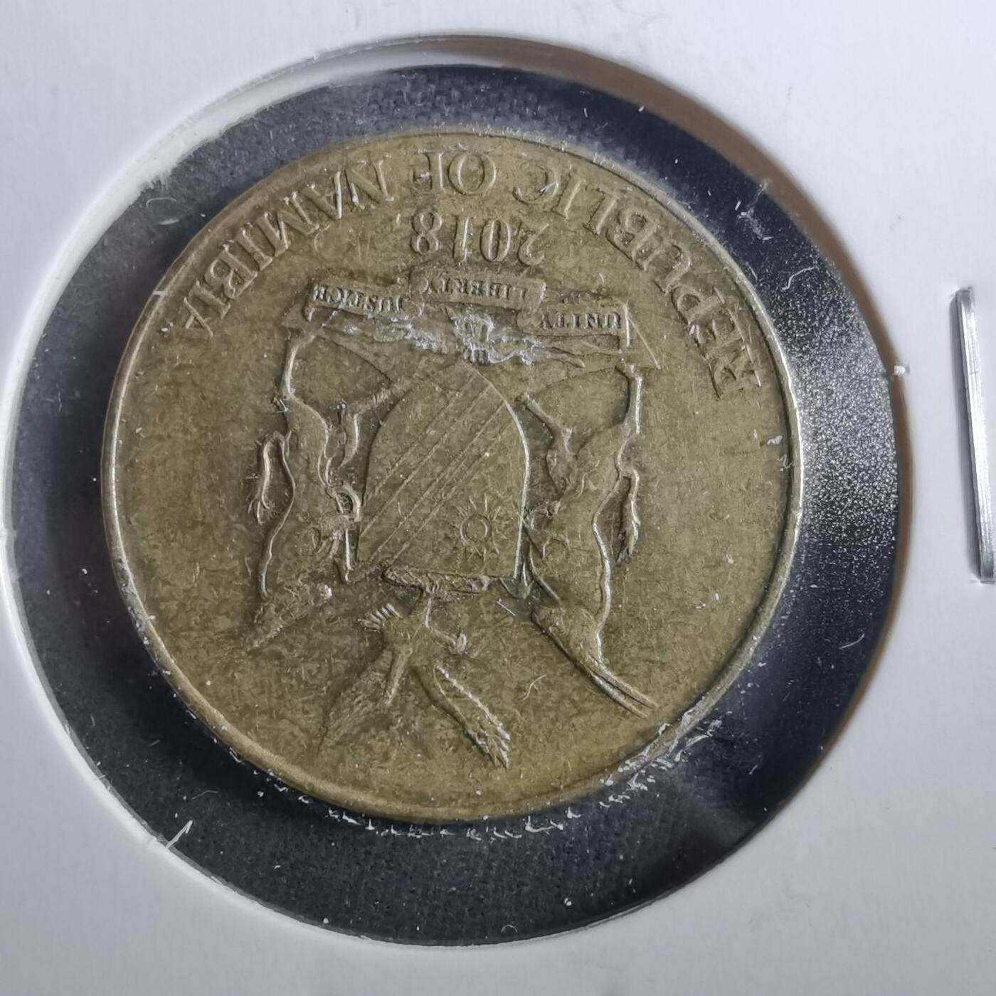 沼泽如烟--第899场 纳米比亚2018年一元