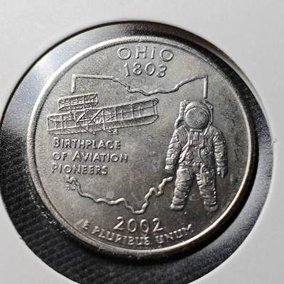 KK钱币收藏小铺  第367场  2月预留时间 周末发货 -  美国25分纪念币 好品