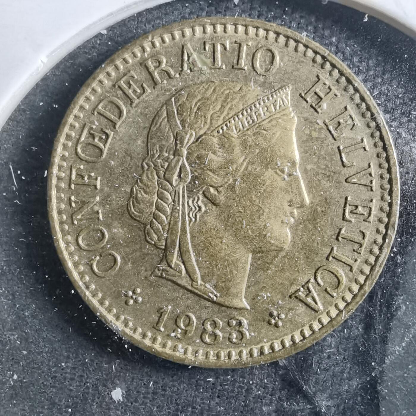 沼泽如烟--第899场 瑞士1983年五分