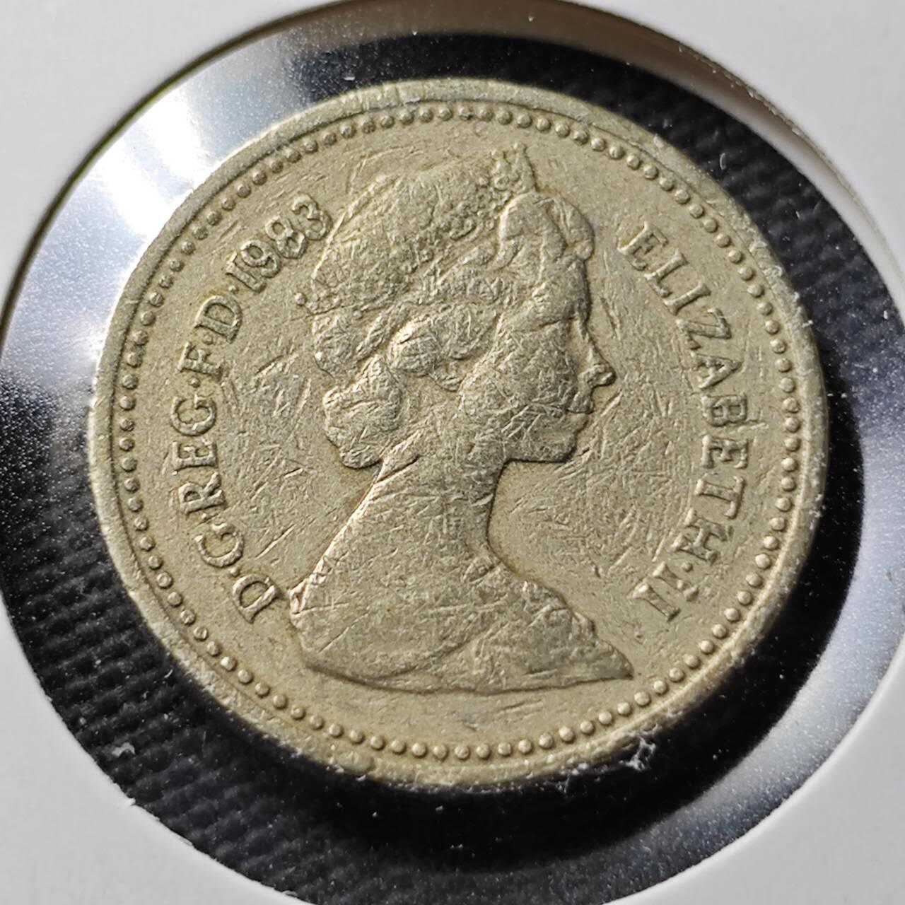 KK钱币收藏小铺  第367场  2月预留时间 周末发货  英国1镑