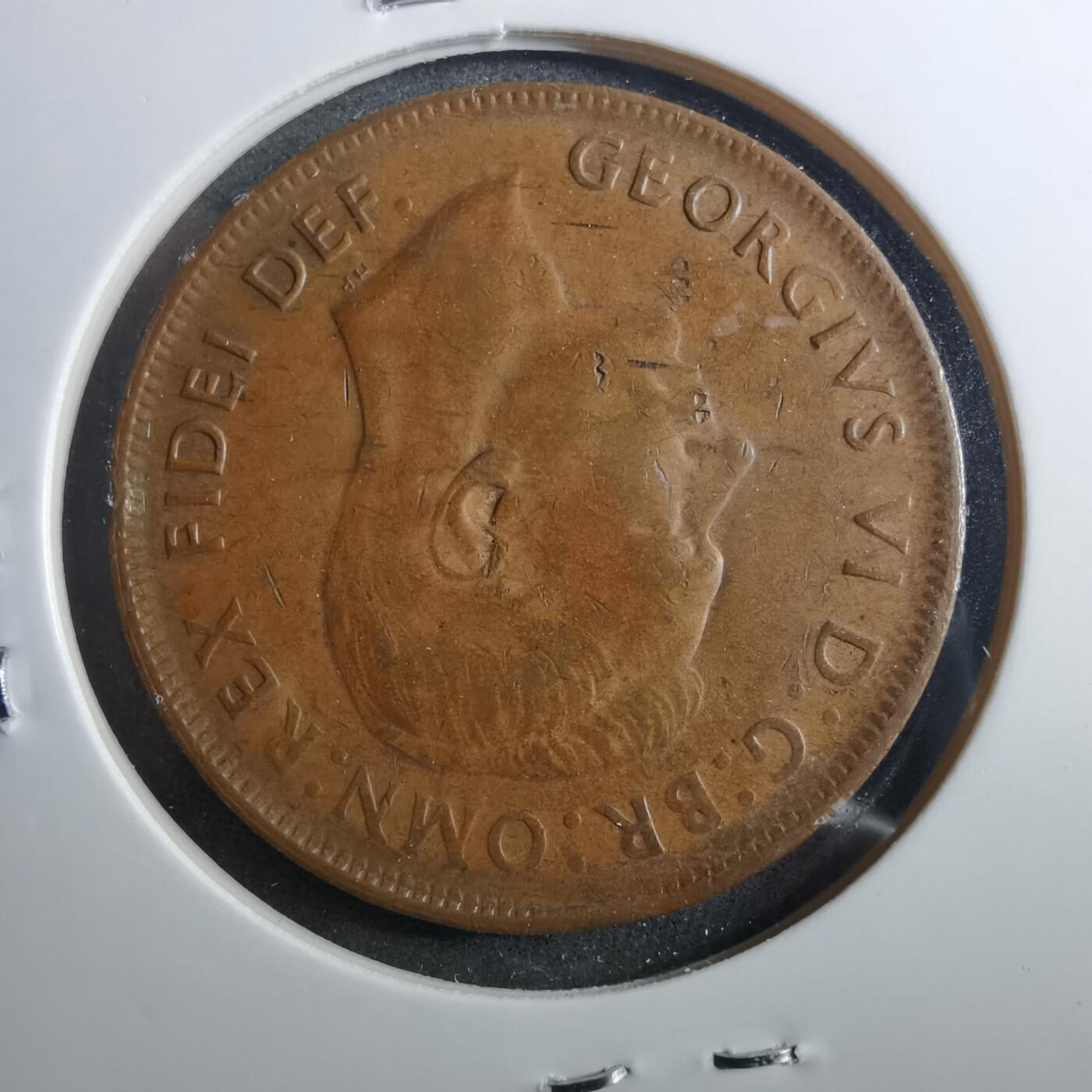 沼泽如烟--第899场 澳大利亚1950年1便士