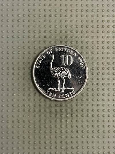 2025年第112场各国散币拍卖（总第112场） - 厄里特利亚1991年10分