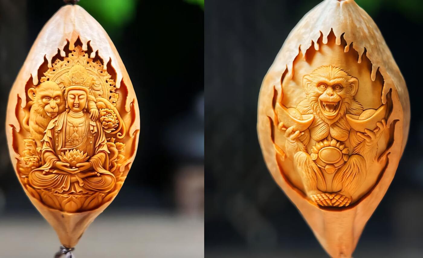 听雨轩（22）精品十二生肖双面核雕专场