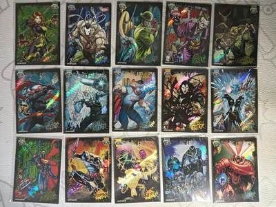 花开卡拍第47期（11月16号周日截拍，品控勿拍!!!拍品不寄存，运费5元，自制卡难免瑕疵，可能存在轻微撞角爆边等出厂瑕疵，品控介意勿拍！） - 卡游dc 永恒卡厚卡15张