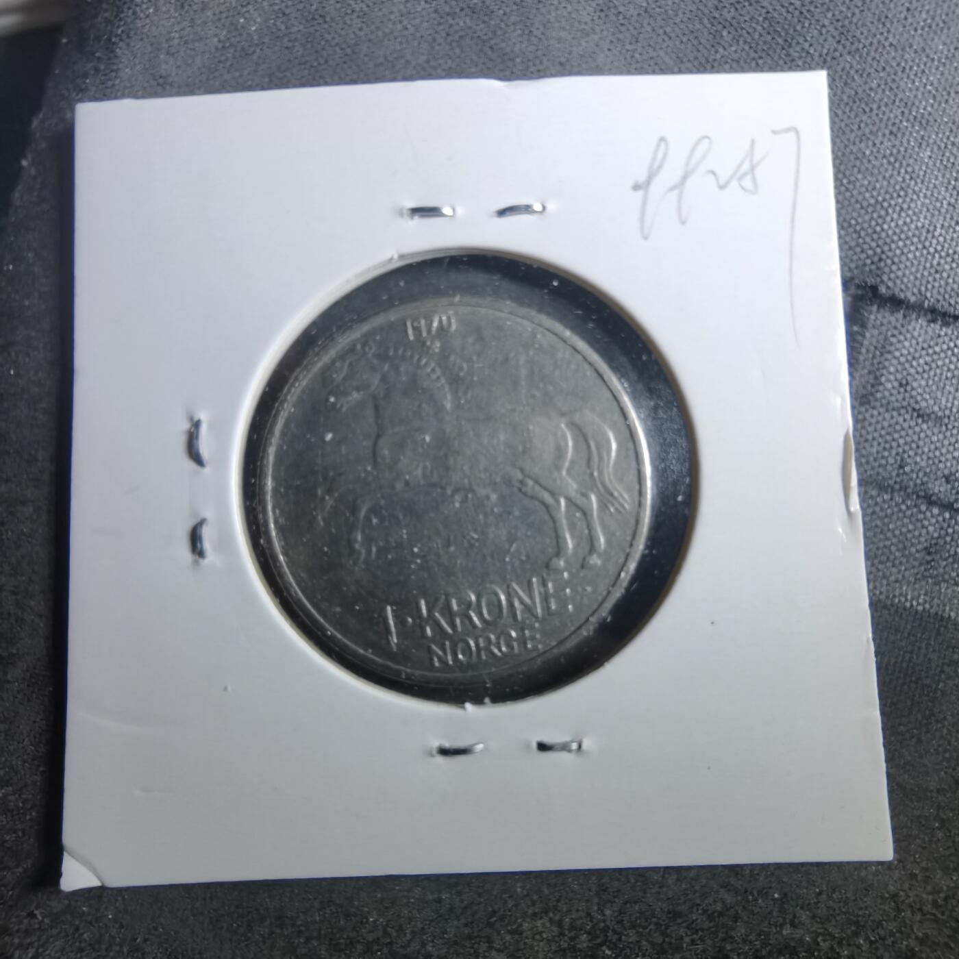 沼泽如烟--第899场 挪威1970年1克朗