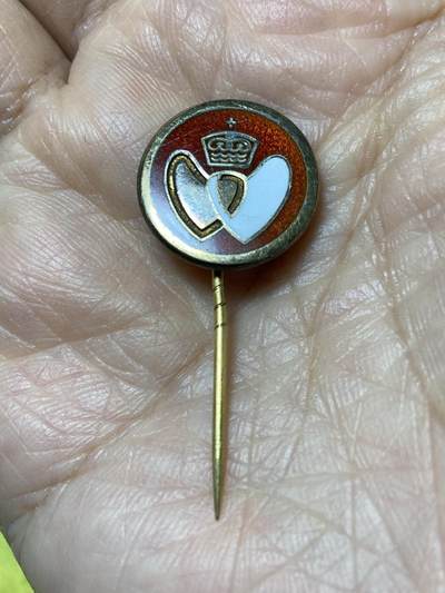 2025年第一百二十七场(总第一百五十三场）外国好品章牌、散币(免佣金) - 献血者胸针，重3.31克