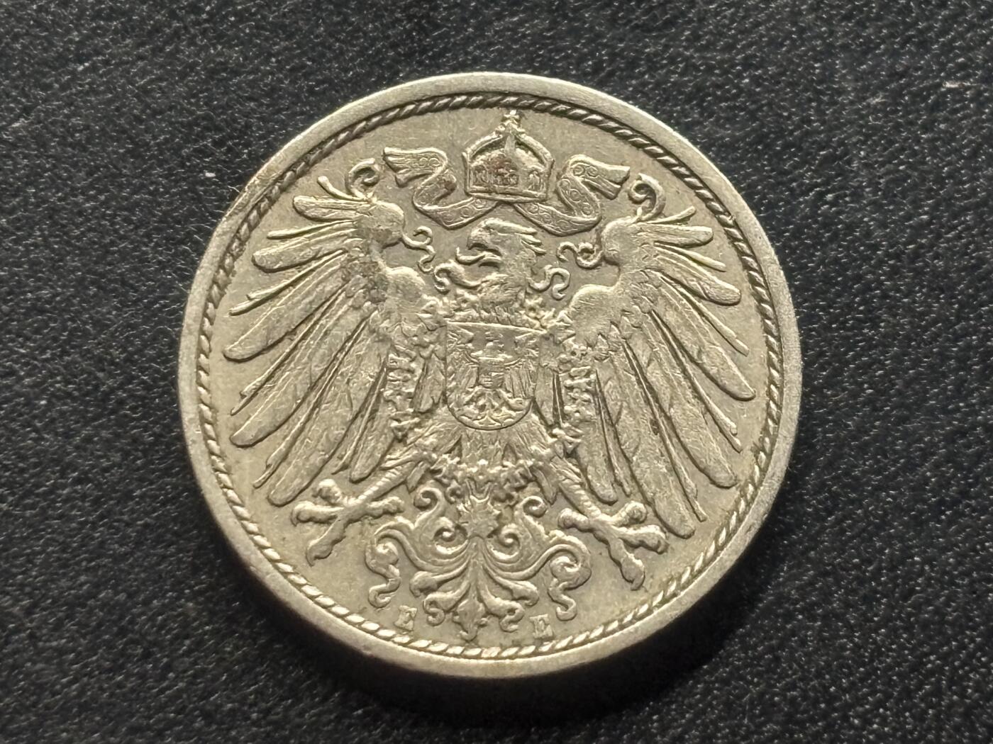 邮泉阁限时拍卖第三十五场 德国硬币专场（硬币在国外。请付邮费6元。） 德意志帝国1909年10芬尼E版