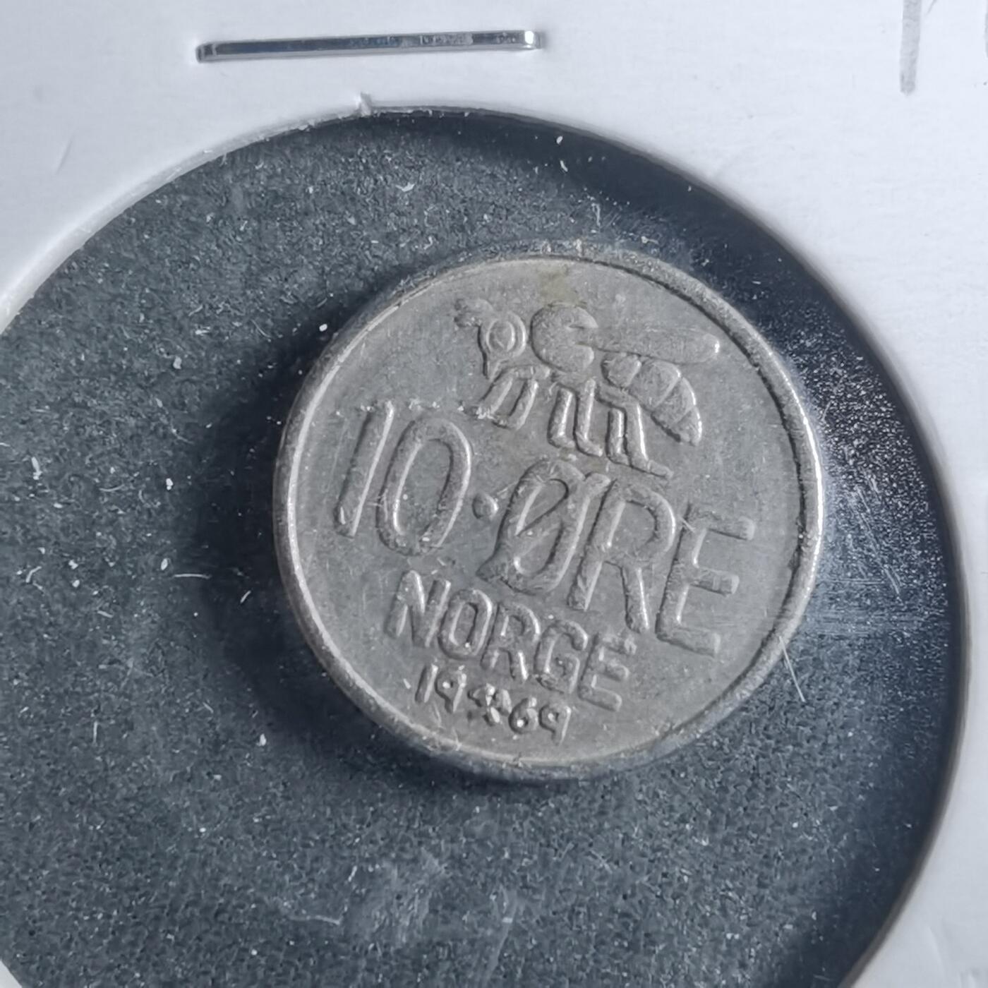 沼泽如烟--第899场 挪威1969年10欧尔