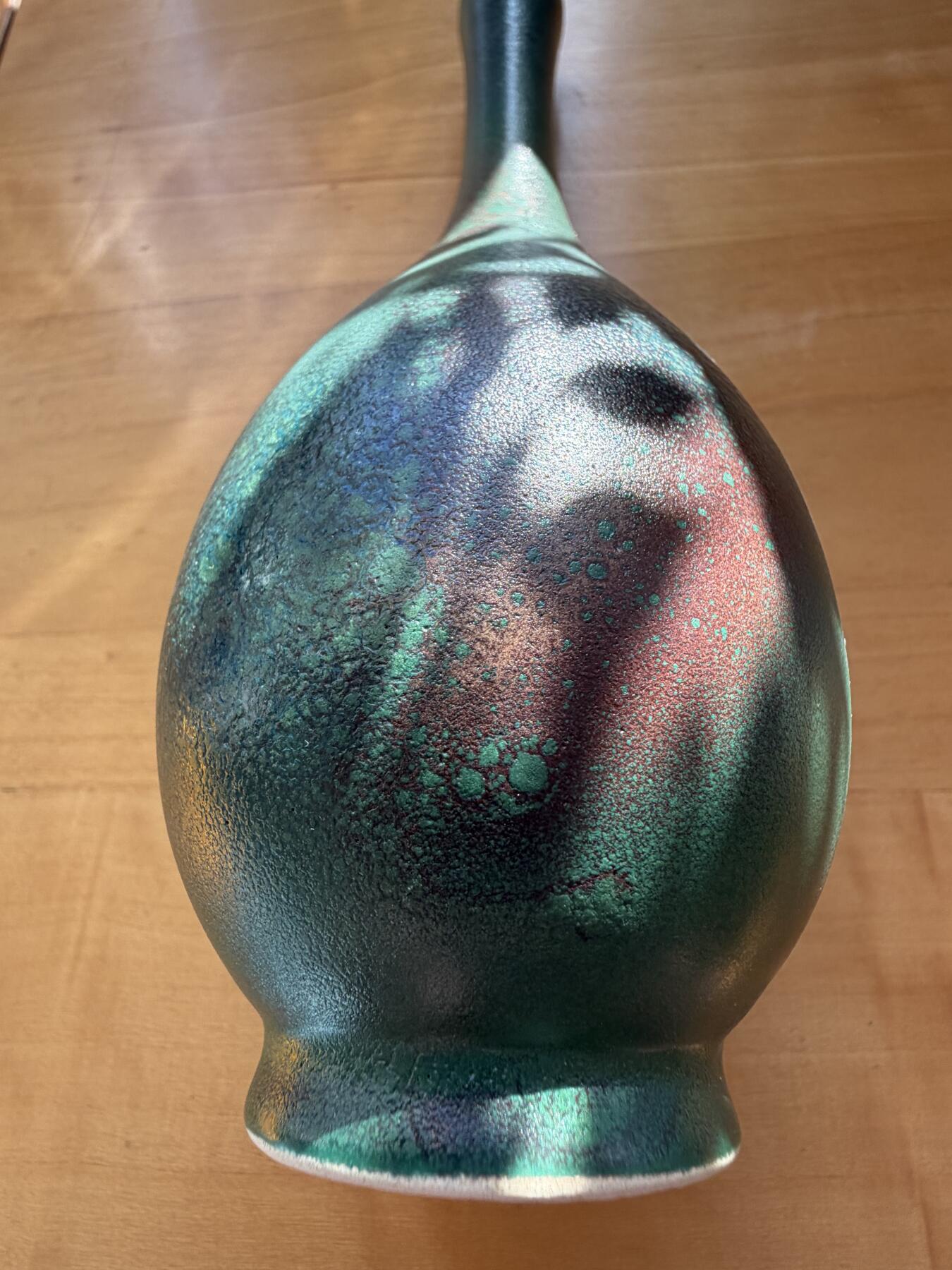 海外回流精品拍卖11.16 原木盒日本回流花瓶-高23cm