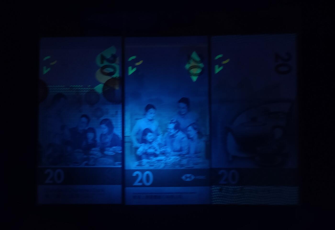 中外各国钞、纪念钞、券专场（第三十三场） 香港中银、汇丰、渣打银行茶文化20圆（豹子号）三张