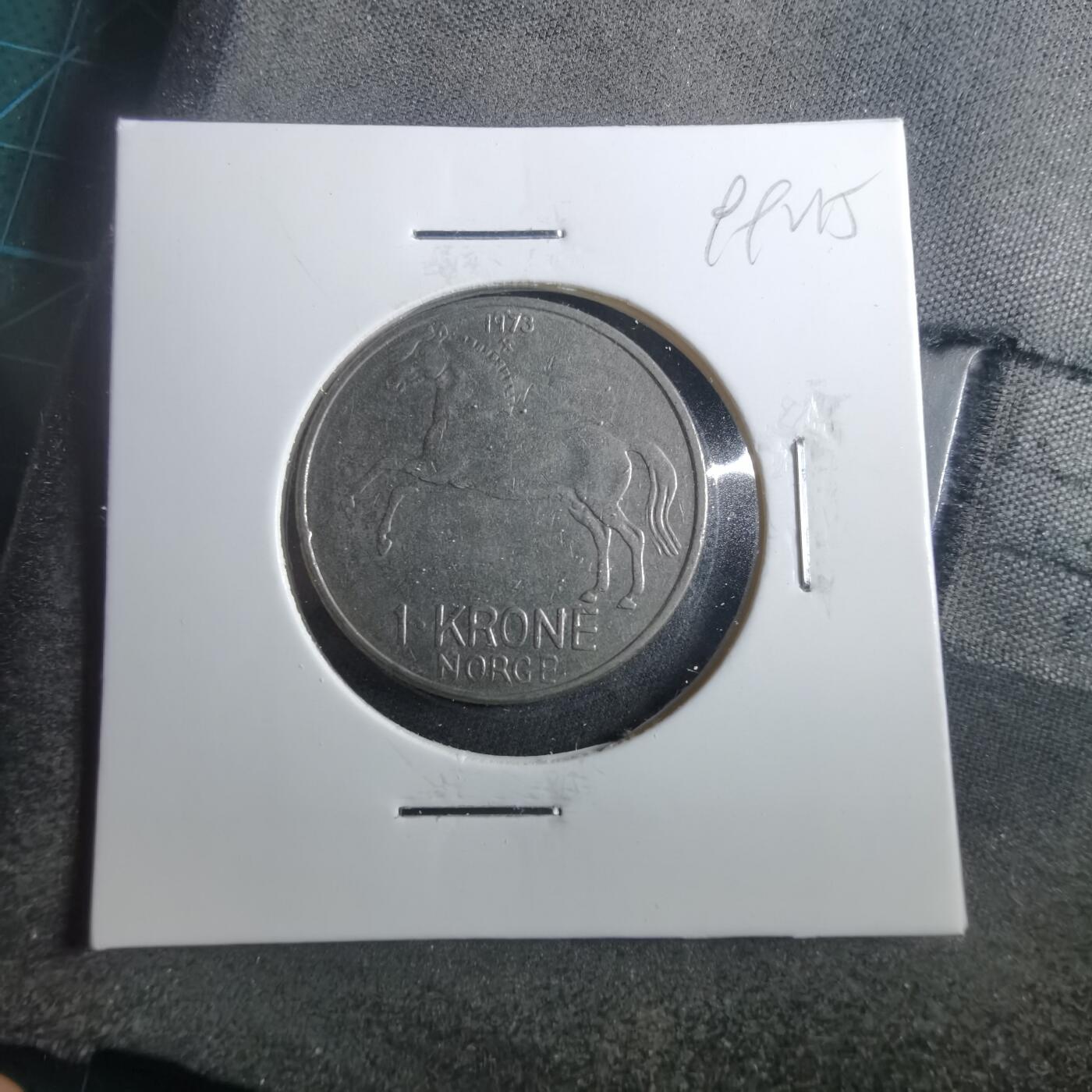 沼泽如烟--第899场 挪威1973年1克朗