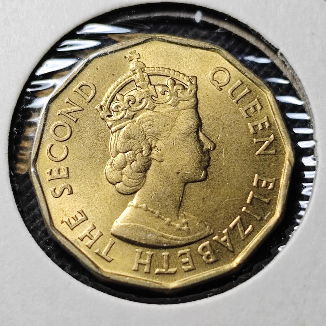 KK钱币收藏小铺  第368场  2月预留时间 周末发货  1974塞舌尔10分 好品铜币