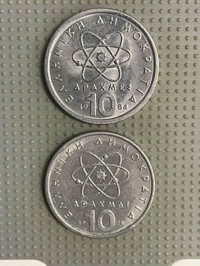 2025年第110场各国散币拍卖（总第110场） - 希腊10德拉克马2枚