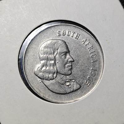KK钱币收藏小铺  第368场  2月预留时间 周末发货 -  1965南非20分