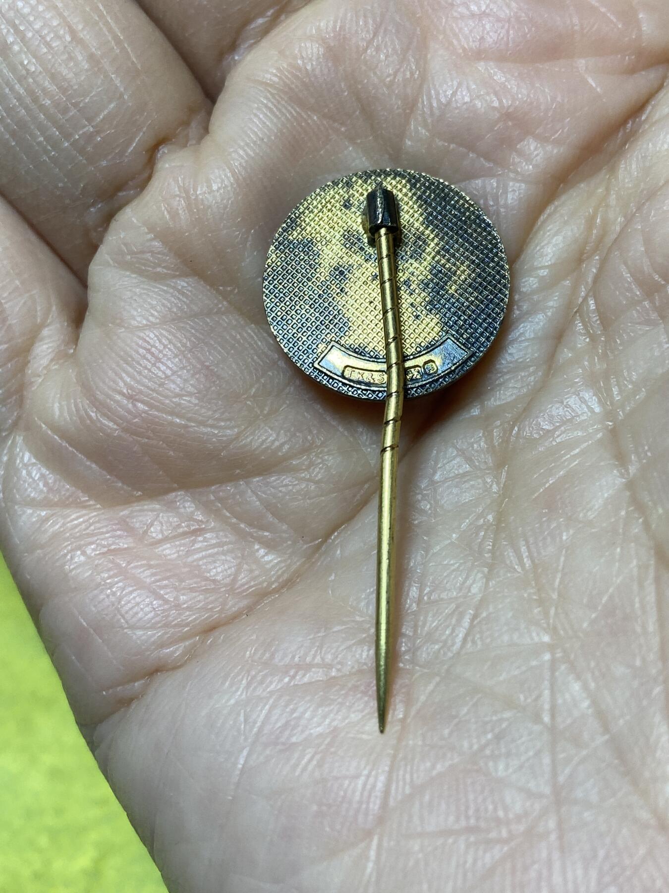 2025年第一百二十七场(总第一百五十三场）外国好品章牌、散币(免佣金) 献血者胸针，重3.31克