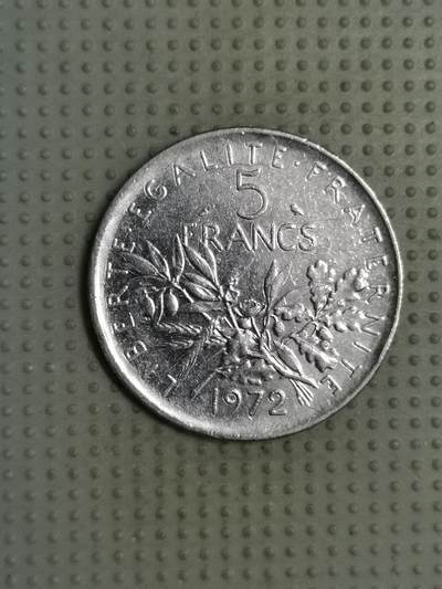 2025年第112场各国散币拍卖（总第112场） - 法国1972年5法郎
