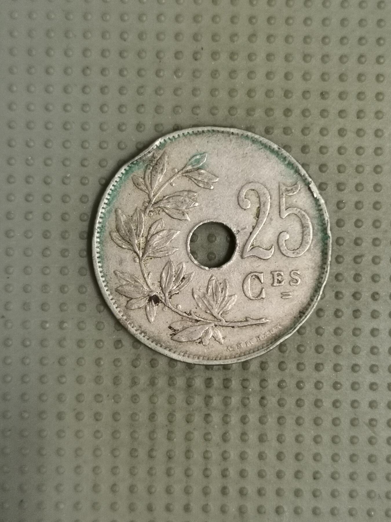 2025年第112场各国散币拍卖（总第112场） 比利时1922年25分