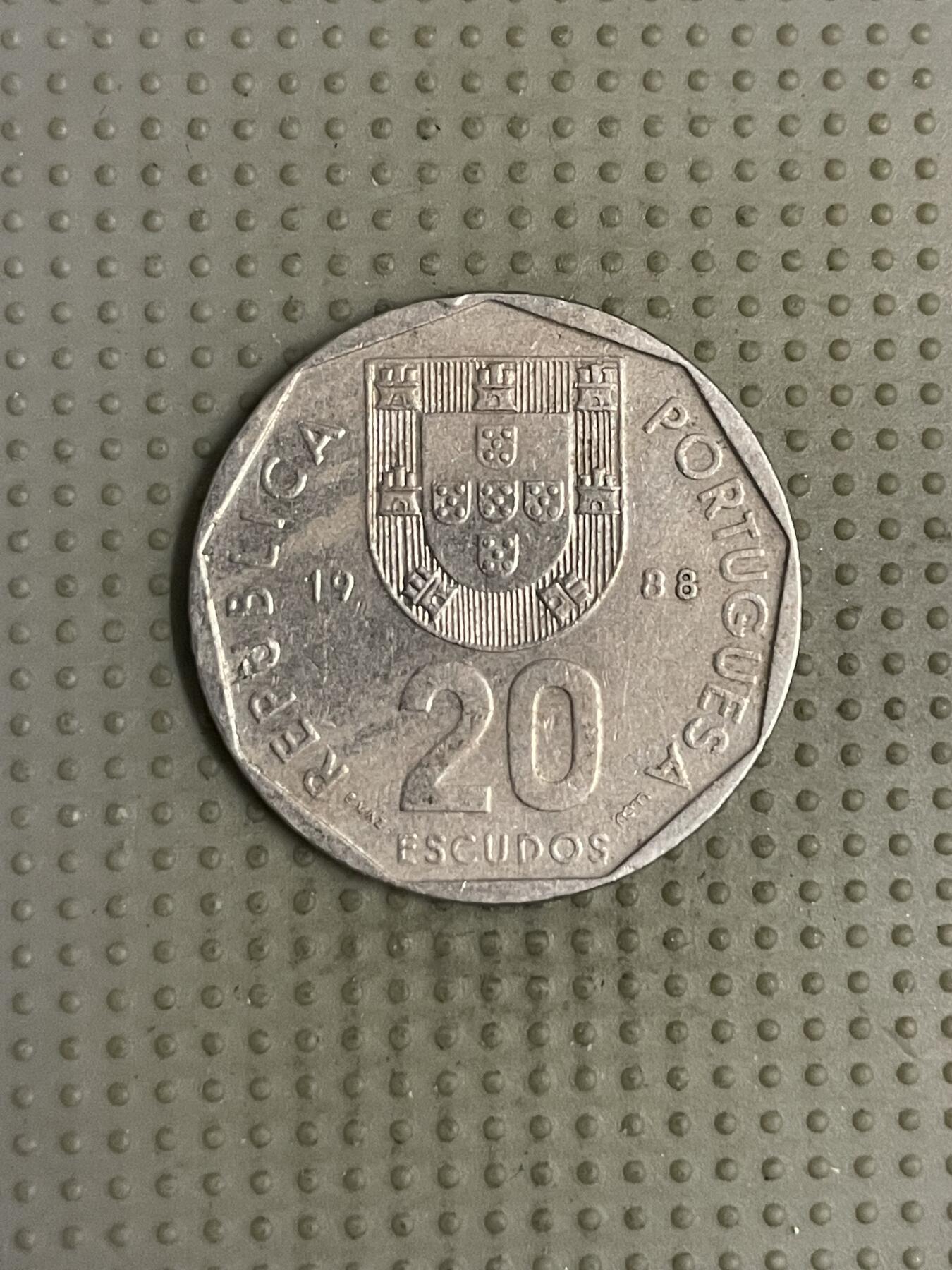 2025年第112场各国散币拍卖（总第112场） 葡萄牙1988年20埃斯库多