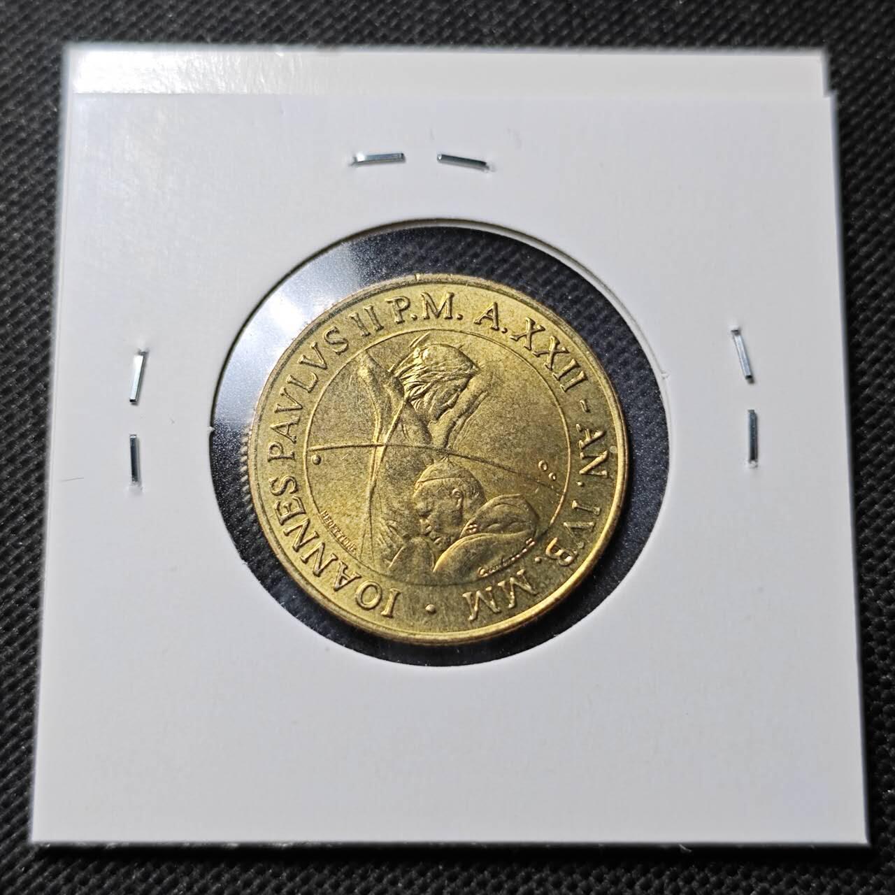 KK钱币收藏小铺  第368场  2月预留时间 周末发货  梵蒂冈200里拉 好品