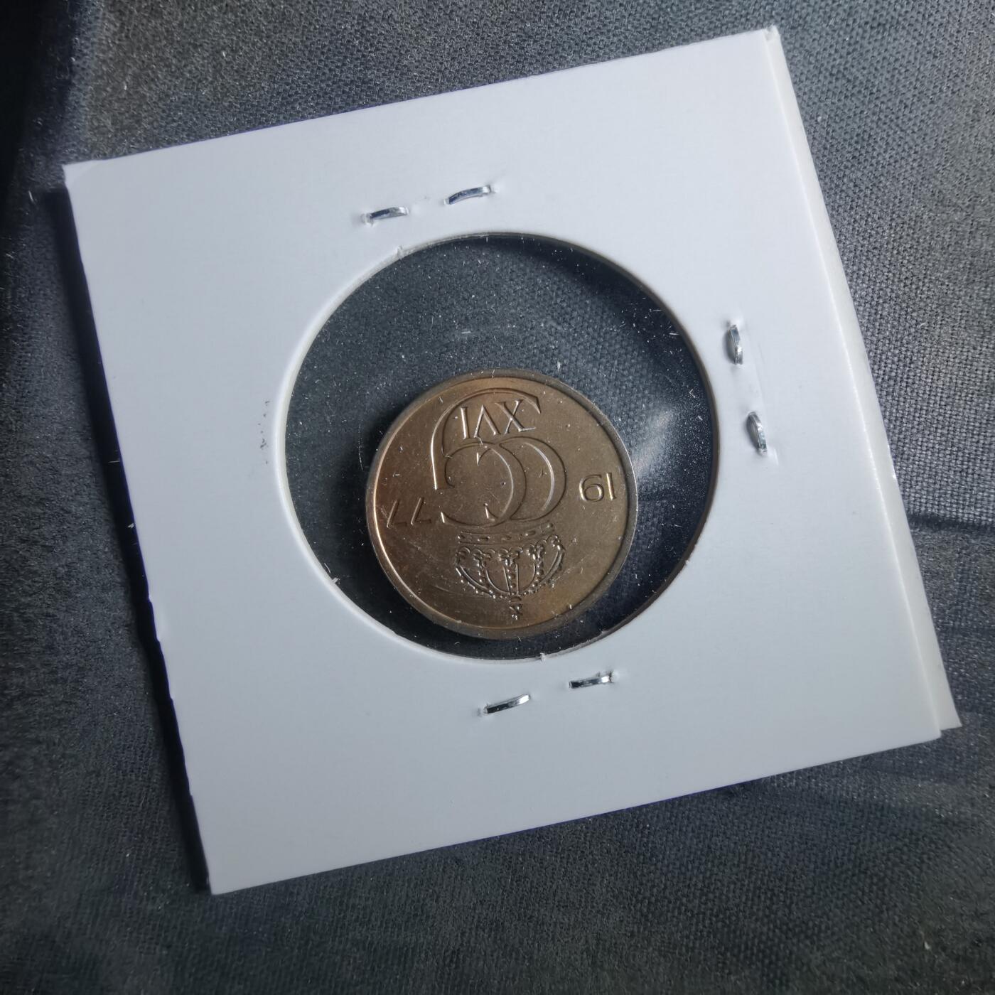 沼泽如烟--第899场 瑞典1977年5欧尔