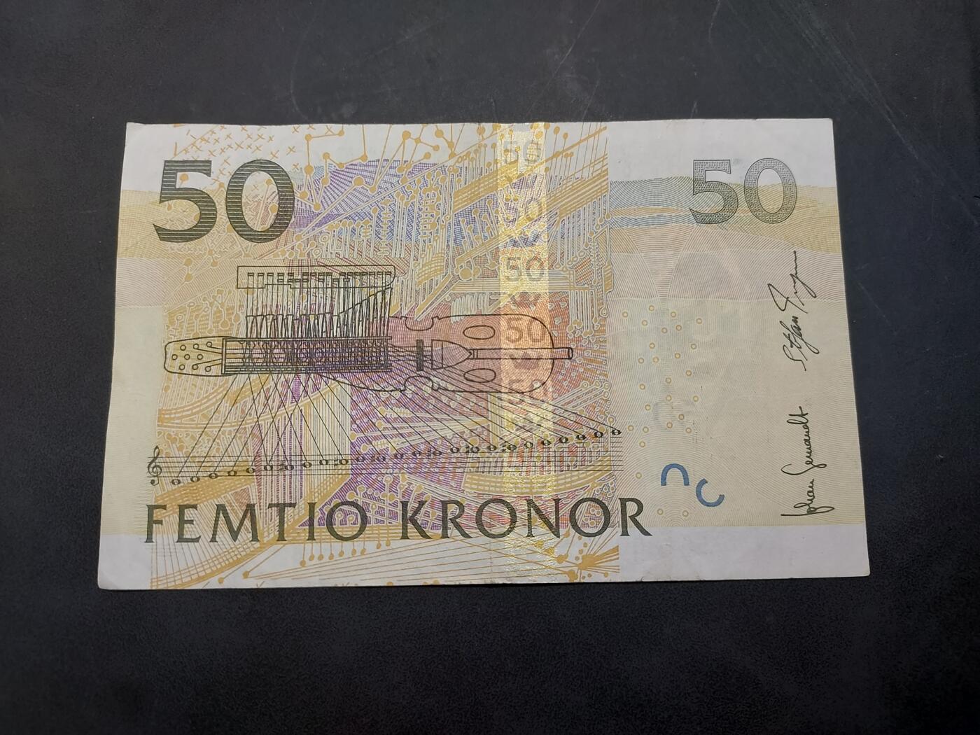 博彦收藏  11月15日 8点 钱币专场 瑞典 50克朗 流通好品