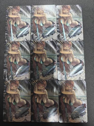 天玑星卡拍第136期《11.10周一截拍》持续收拍收评中 满赠卡需备注 - 宁缺卡牌 娜美 粗闪 9宫 自制卡