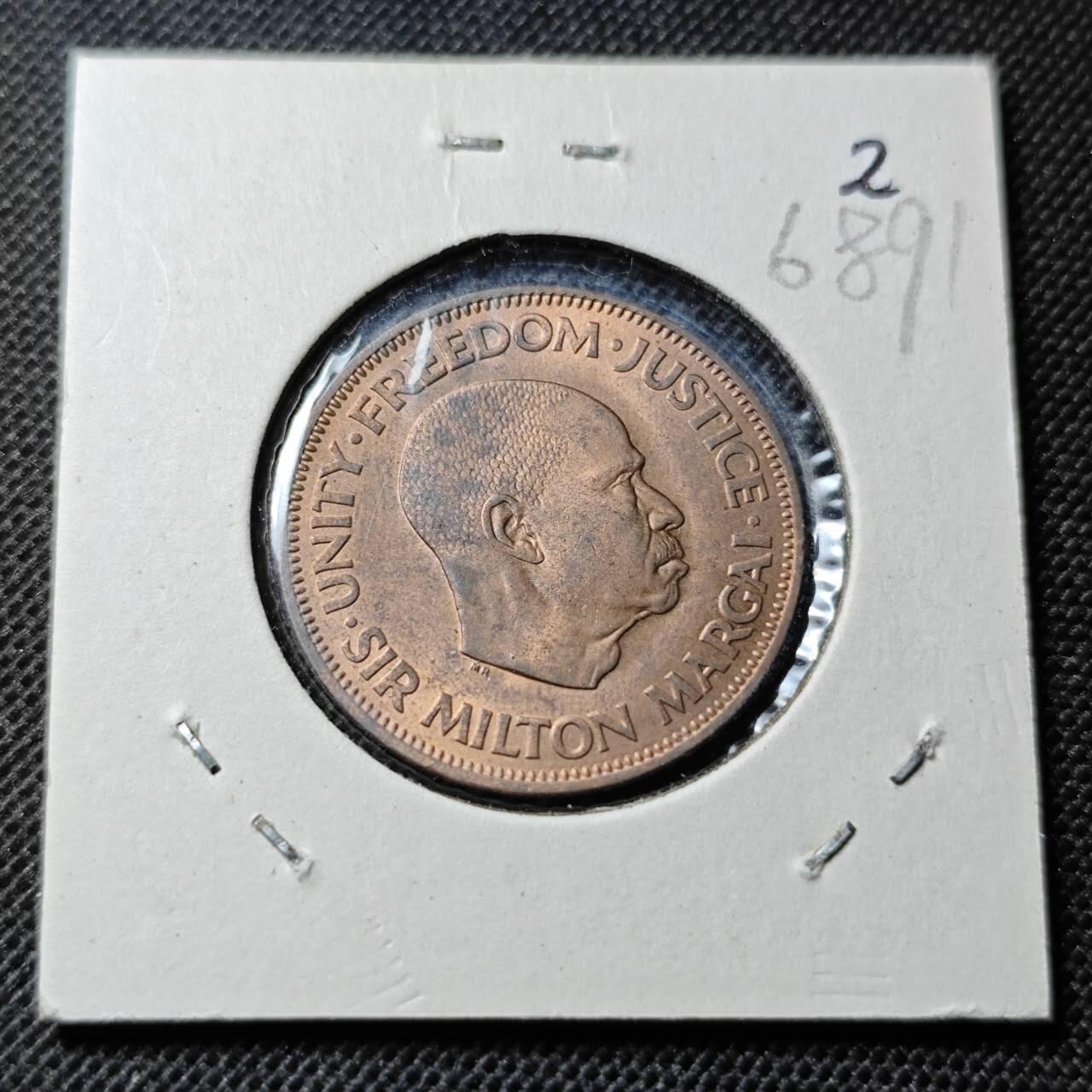 KK钱币收藏小铺  第368场  2月预留时间 周末发货  塞拉利昂1分铜币