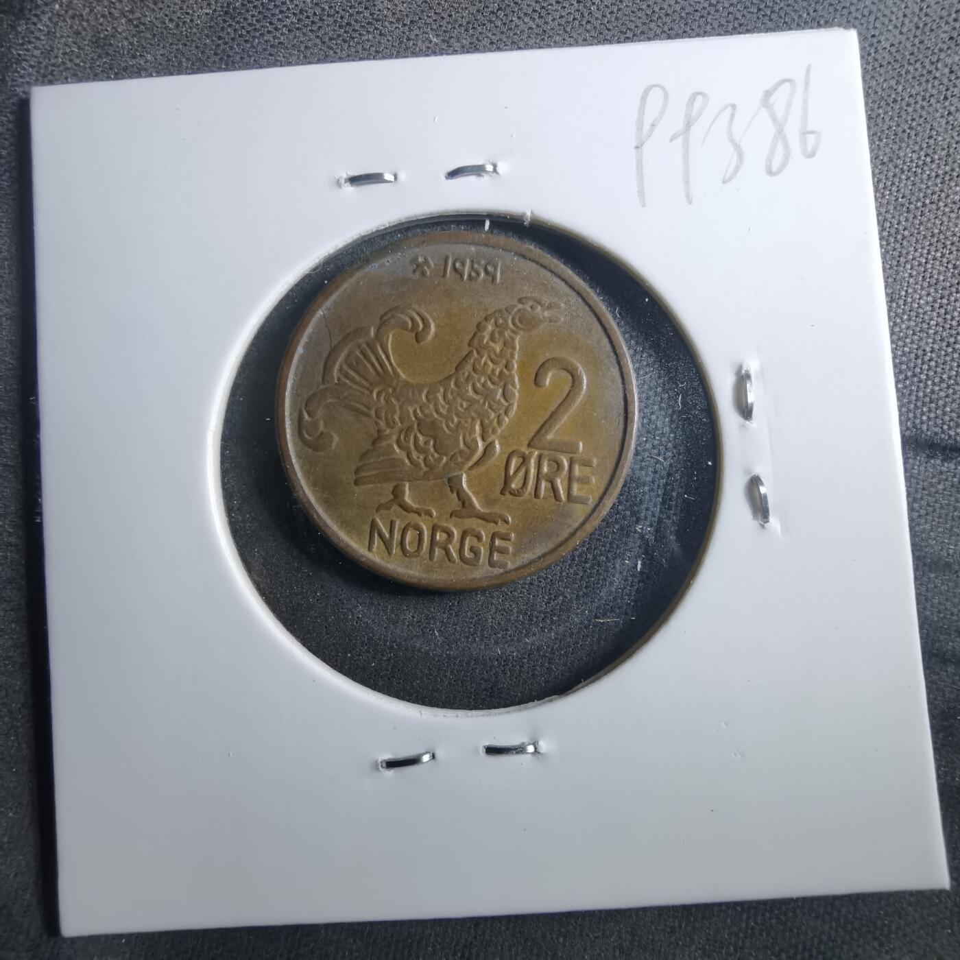 沼泽如烟--第899场 挪威1959年2欧尔