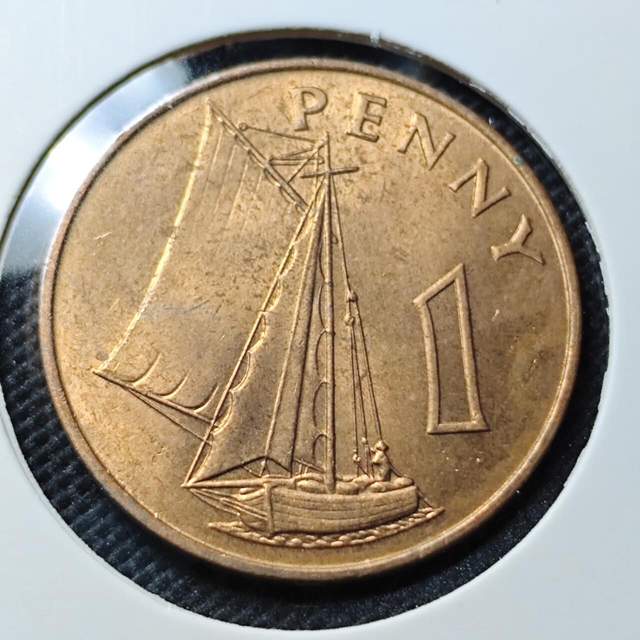 KK钱币收藏小铺  第368场  2月预留时间 周末发货  1966英属冈比亚1便士铜币 好品