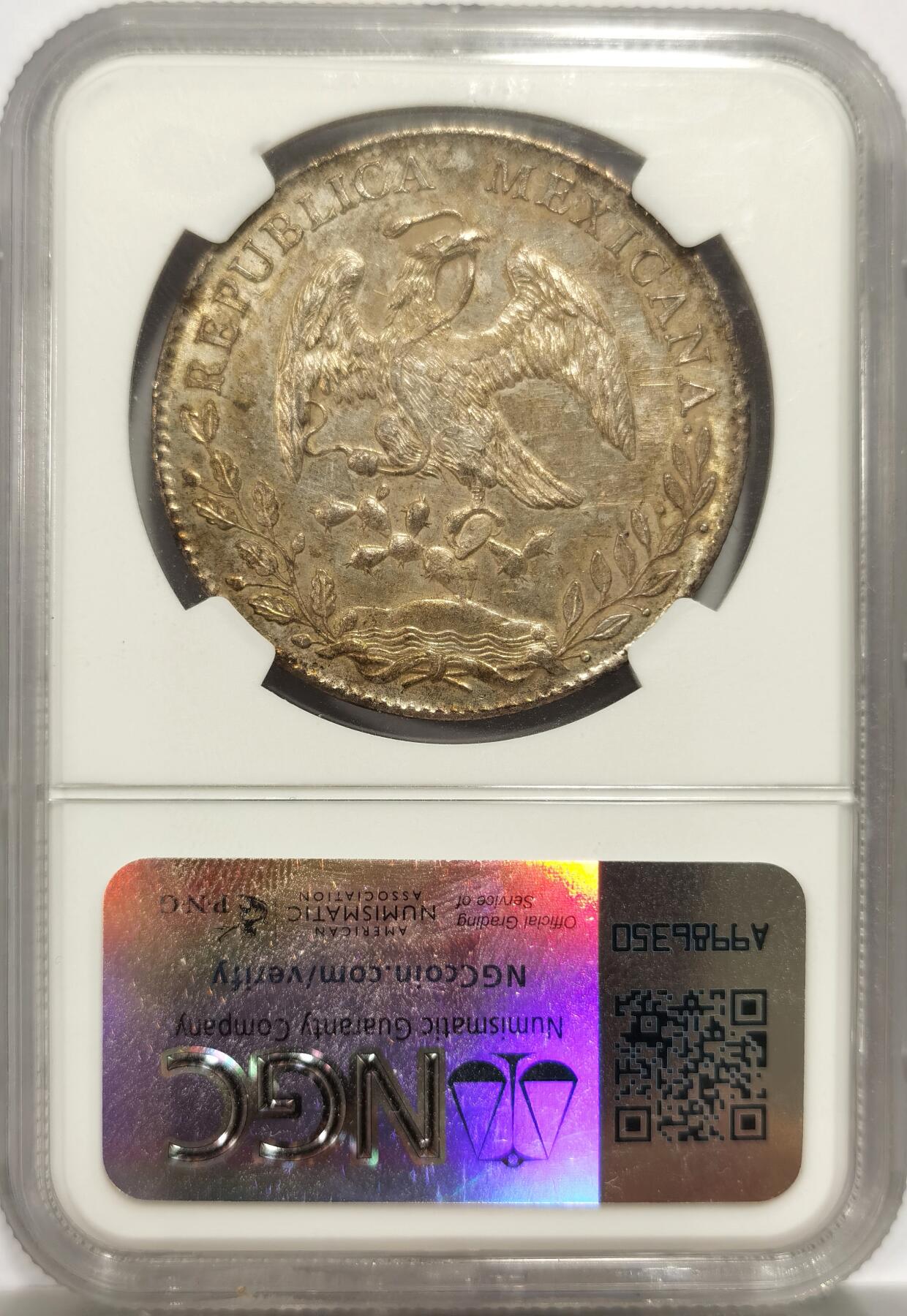 博洋堂世界钱币拍卖第146期（全场包邮） NGC UNC 墨西哥1894 AS厂花边鹰洋 A厂后期稀少版别