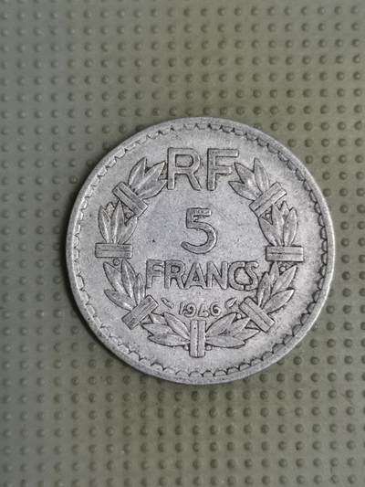 2025年第112场各国散币拍卖（总第112场） - 法国1946年5法郎