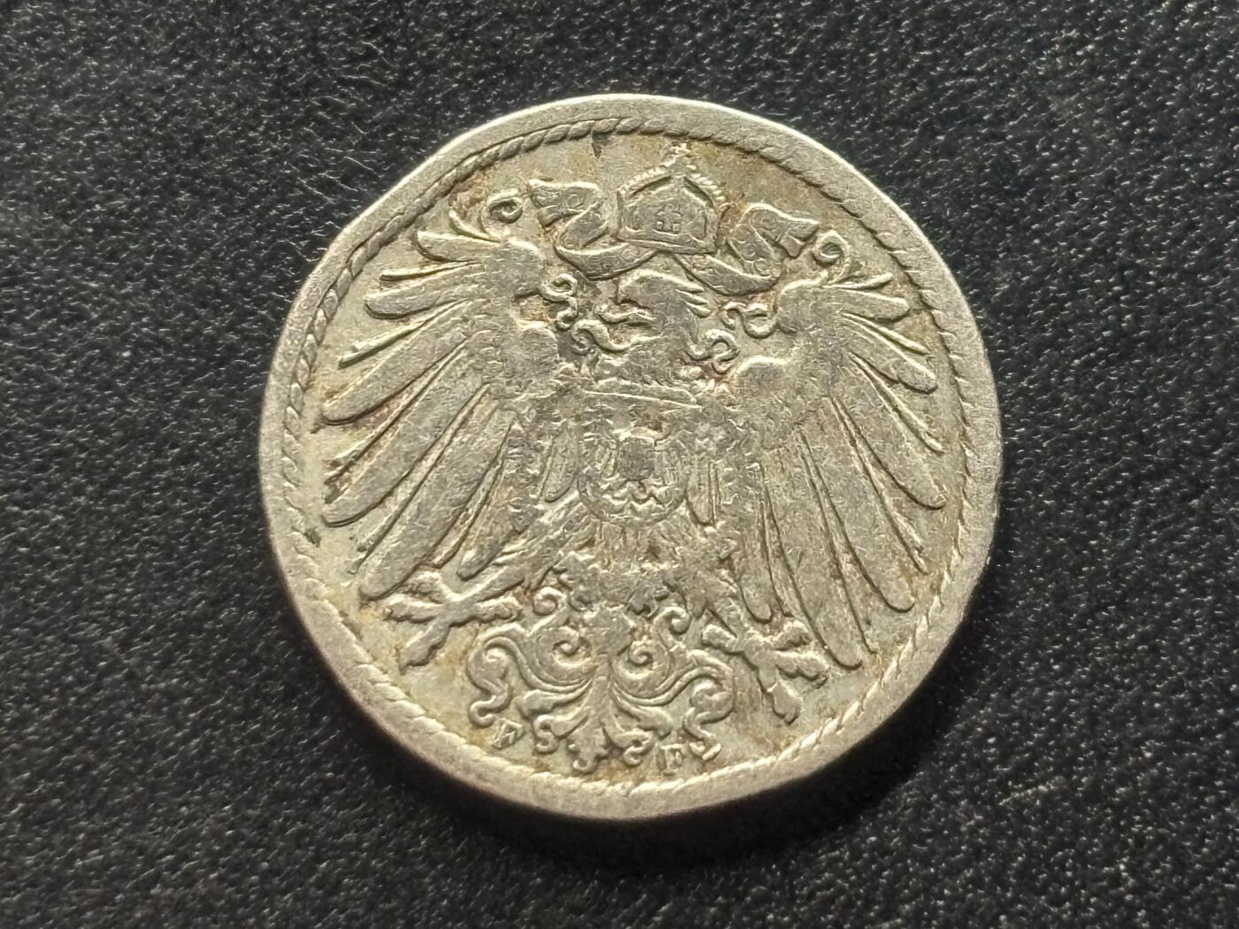 邮泉阁限时拍卖第三十五场 德国硬币专场（硬币在国外。请付邮费6元。） 德意志帝国1900年5芬尼F版