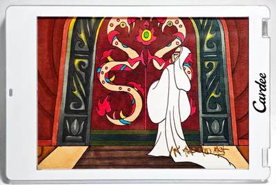 白泽拍卖卡牌手绘专场第28期（细雨生寒、寻梅闻香） - 2025 卡星手绘卡 天书奇谭  老狐妖  尔玉亲签 卡砖封装