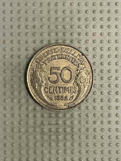 2025年第111场各国散币拍卖（总第111场） - 法国1932年50生丁