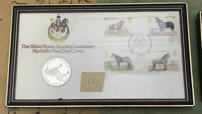 《竞宝斋》第437场 周日，周一2场连拍 （全场包邮） 1978年7月11日夏尔马协会成立百年纪念银质套装 4银牌+首日封+银质纪念章 一组，银牌单个重约33.6克 限量发行5000套，带证书及包装，值得收藏。