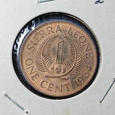 KK钱币收藏小铺  第368场  2月预留时间 周末发货 -  塞拉利昂1分铜币