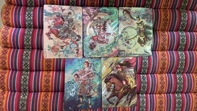 光影卡牌第25期，各家亲签，各家套卡，持续收拍品 - 星宿文创，三娘粗闪5张