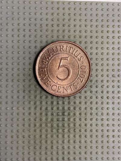 2025年第112场各国散币拍卖（总第112场） - 毛里求斯2010年5分