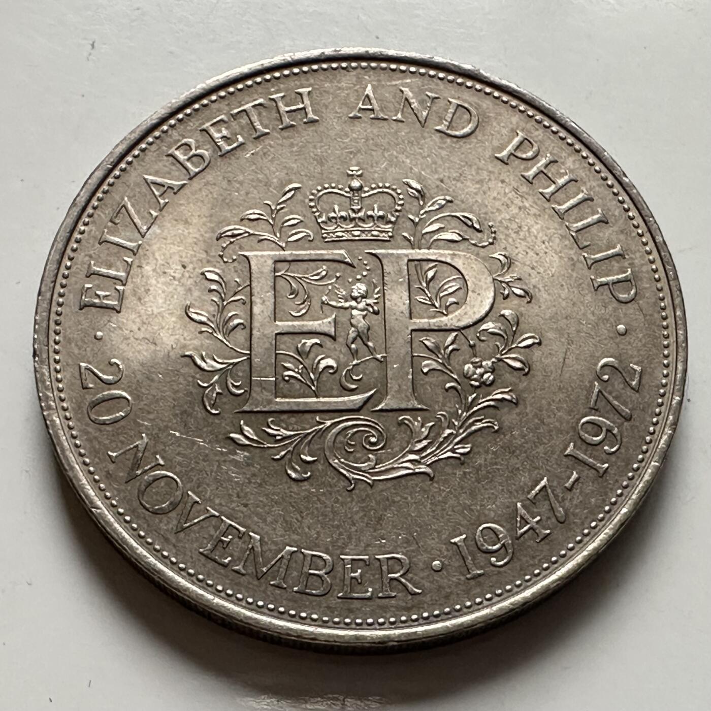 🌹外币初藏🌹🐯2025年第126场  每周二四六晚8️⃣点 接代拍 英国1972年克朗币