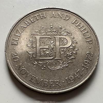 🌹外币初藏🌹🐯2025年第126场  每周二四六晚8️⃣点 接代拍 - 英国1972年克朗币