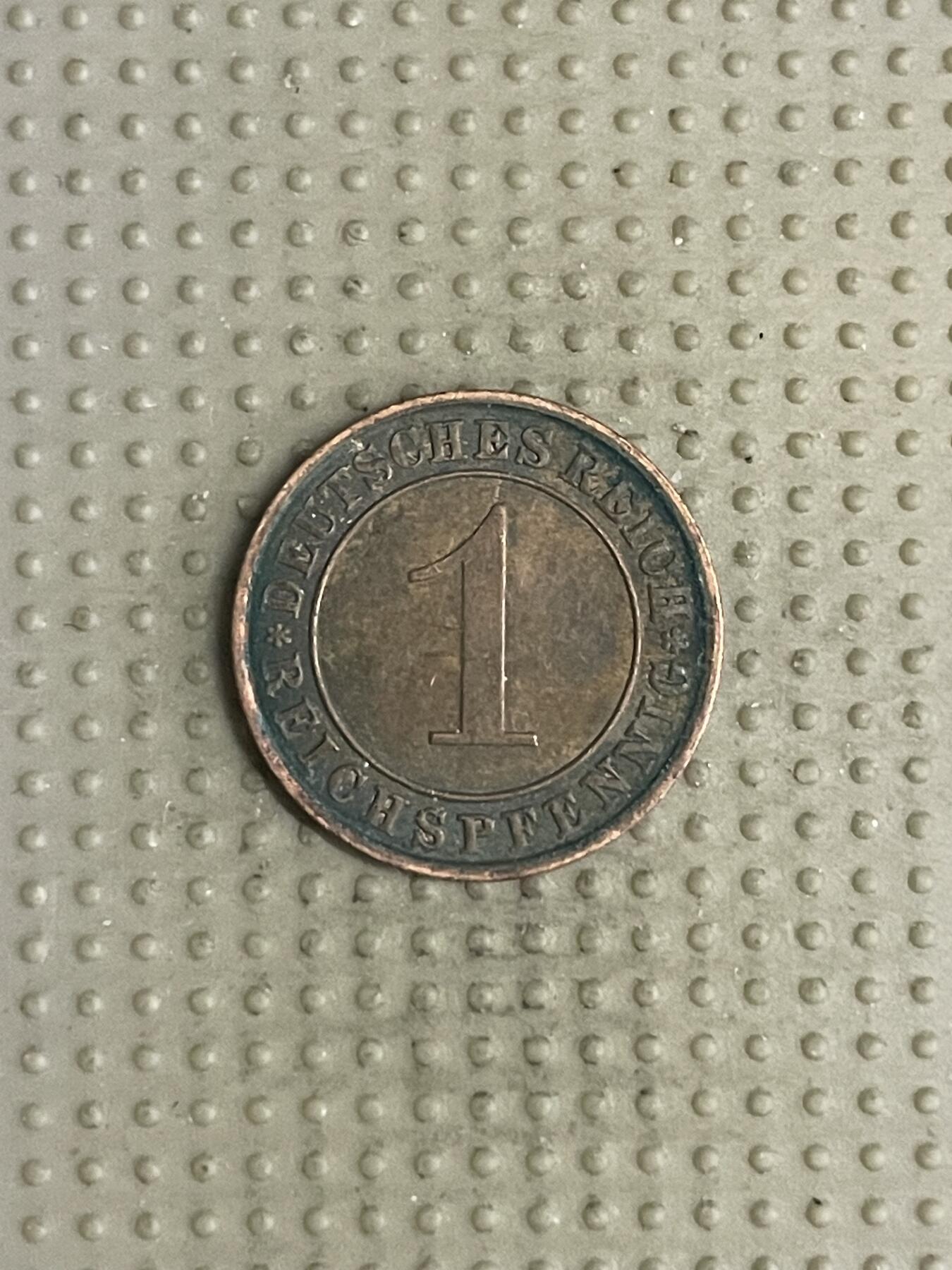 2025年第110场各国散币拍卖（总第110场） 德国魏玛共和国1932年1芬尼