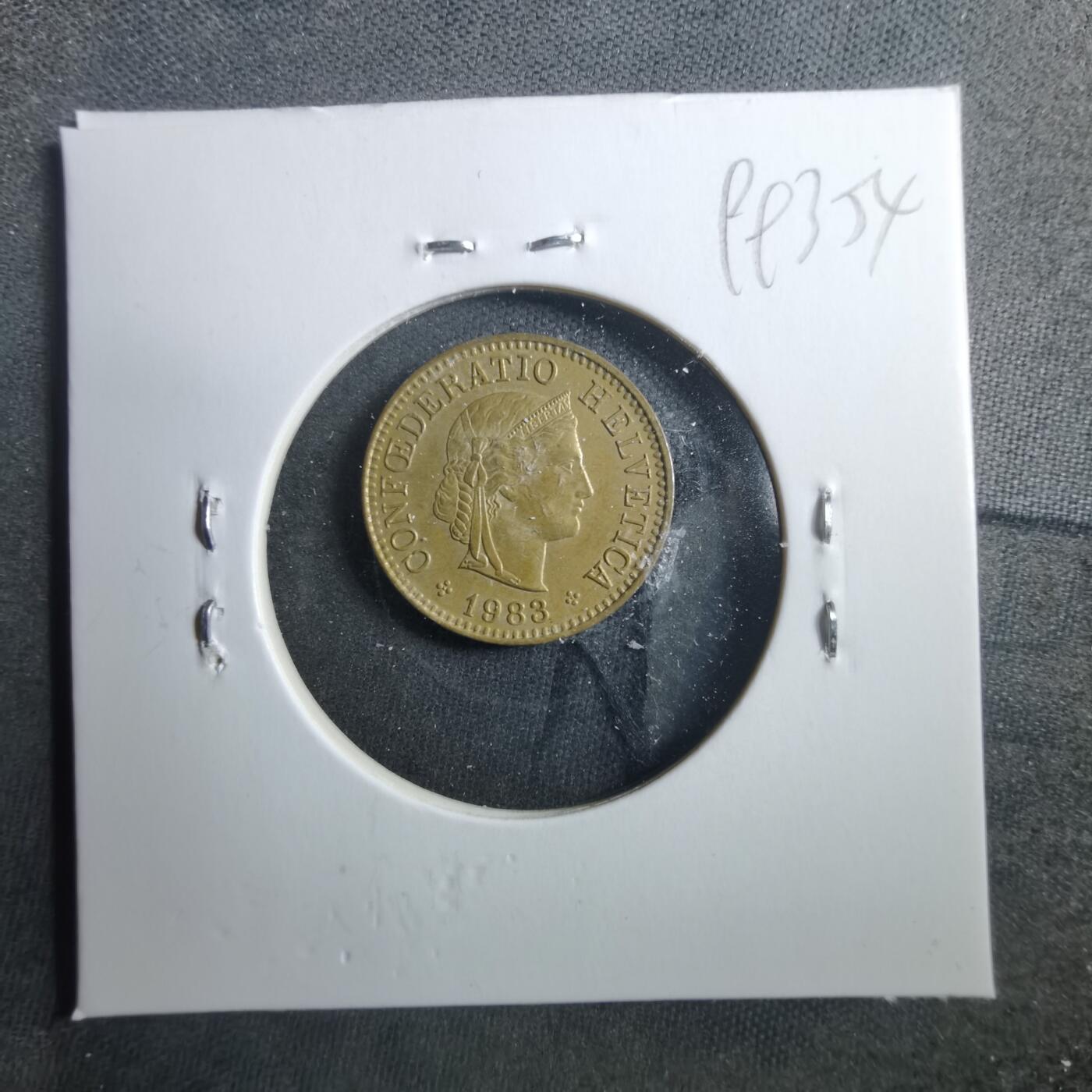 沼泽如烟--第899场 瑞士1983年五分