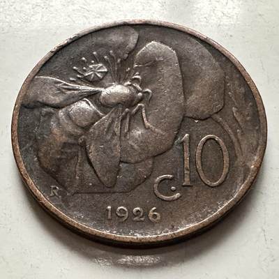 🌹外币初藏🌹🐯2025年第126场  每周二四六晚8️⃣点 接代拍 - 意大利1926年十分