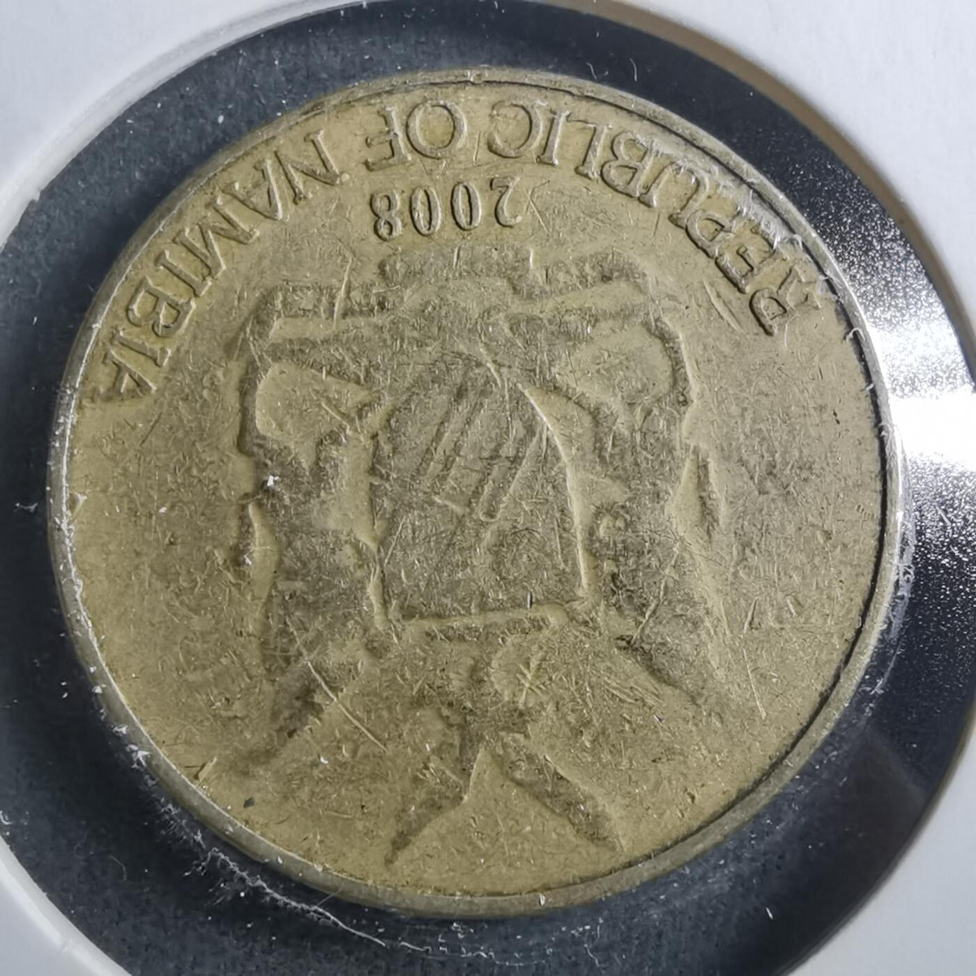 沼泽如烟--第899场 纳米比亚2008年一元