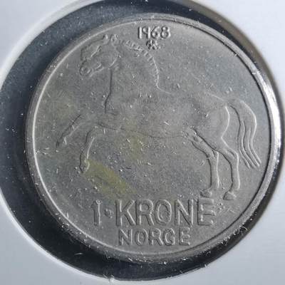 沼泽如烟--第899场 - 挪威1968年1克朗