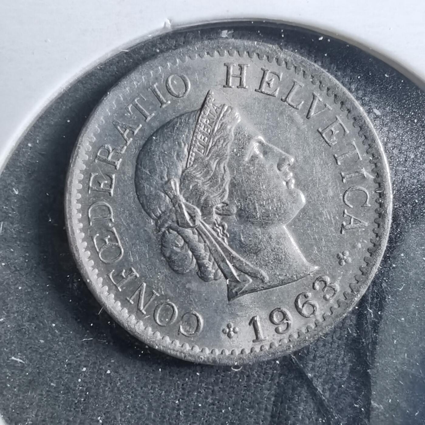 沼泽如烟--第899场 瑞士1963年五分