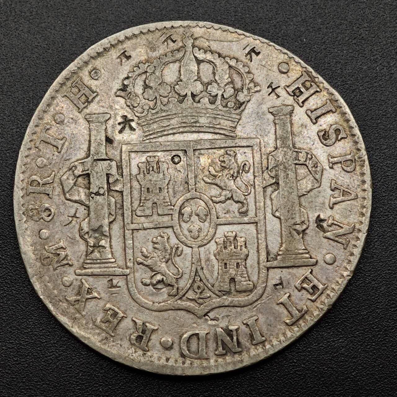 【淘币小摊】实时拍第七百九十五拍   银币套币场   满百包邮可预留二周 每周一统一发货   西属墨西哥1806年卡四8R银币