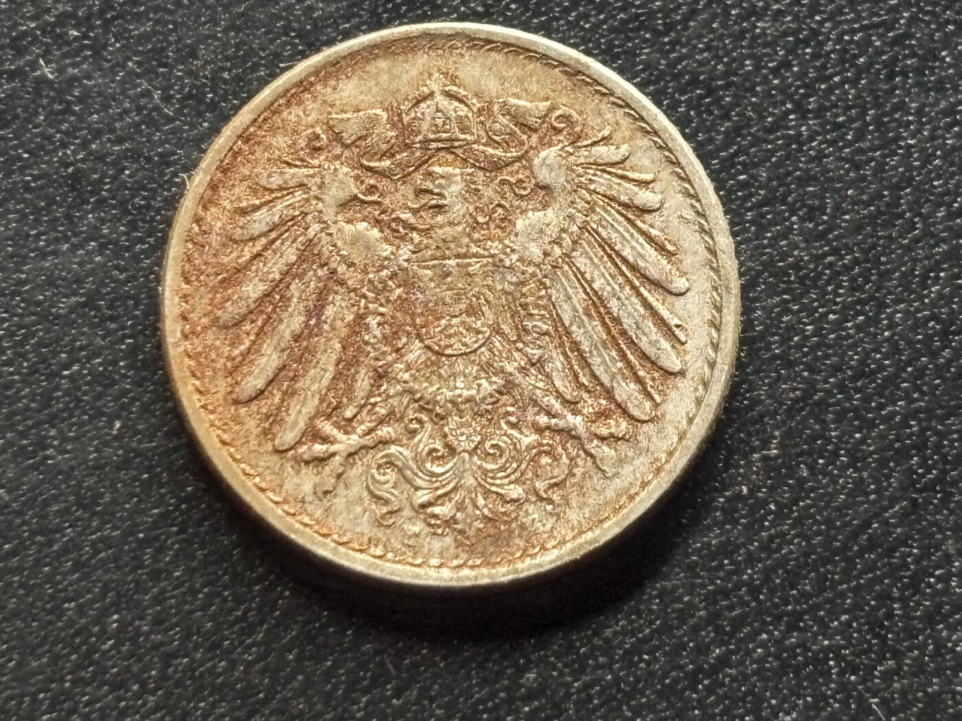 邮泉阁限时拍卖第三十五场 德国硬币专场（硬币在国外。请付邮费6元。） 德意志帝国1918年5芬尼E版