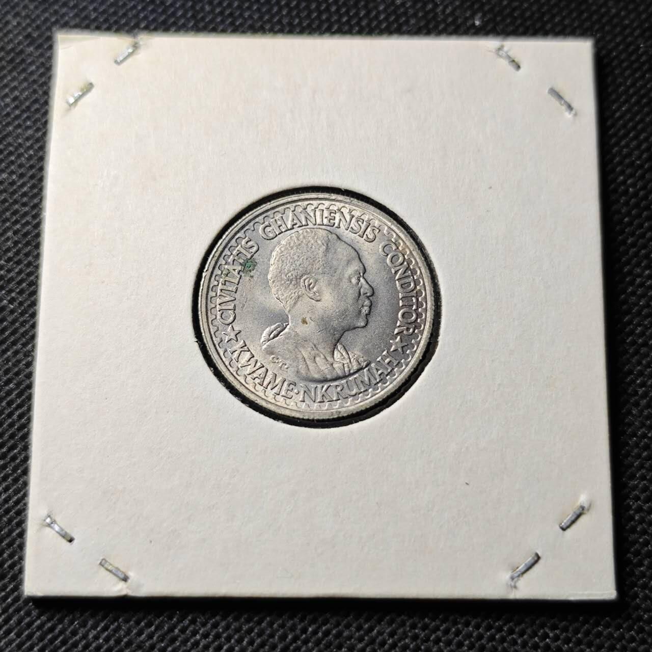 KK钱币收藏小铺  第368场  2月预留时间 周末发货  1965加纳10比塞瓦 好品